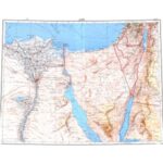 Mir 1:1.000.000 - H36 Kairo / Guza / Port Said / Jerusaleum / Amman [Ägypten / Israel / Palästina / Jordanien / Saudi-Arabien] [Nördliche Himmelsphere]