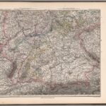 Deutsches Reich. Niederlande, Belgien & Schweiz. Übersicht - Stielers Weltatlas von 1891