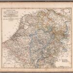 Nordwestliches Deutschland, Niederlande und Belgien - Stielers Weltatlas von 1860 (Karte (15a))