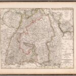 Der südliche Stern-Himmel - Stielers Weltatlas von Mitte des 19. Jahrhunderts - Stielers Weltatlas von 1881 - Karte 3)