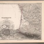 Frankreich. Übersicht - Stielers Weltatlas von 1881 - Karte 33)