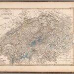 Die sichtbare Seite der Mondoberfläche - Stielers Weltatlas von 1881 - Karte 5)