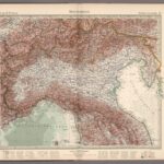 Nördliche Italien - Stielers Weltatlas von 1818