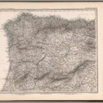 Spanische Halbinsel, Blatt 3 - Stielers Weltatlas von 1881 - Karte 41)