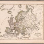 Europa - Stielers Weltatlas von 1891