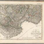 Der Südlicher Sternenhimmel - Stielers Weltatlas von 1891