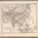 Asien - Stielers Weltatlas von 1891