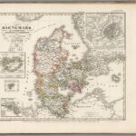 Dänemark und seiner Nebenländer - Stielers Weltatlas von 1891