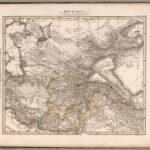 Höhen-Karte von Mittel-Europa - Stielers Weltatlas von 1881 - Karte 16)