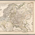 Festland von Australien und benachbarte Inseln - Stielers Weltatlas von 1850