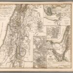 Palästina - Stielers Weltatlas von 1881 - Karte 61)