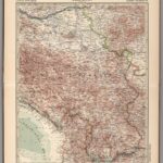 Süd-West Deutschland und Schweiz. Südlicher Theil (Schweiz, Elsass, Südbaden, Hohenzollern) - Stielers Weltatlas von 1891