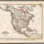 Nord-Amerika. Übersicht - Stielers Weltatlas von 1881 - Karte 78)