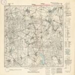 Meßtischblatt Nr.1188 Rudau - 1:25.000 (1937)