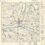 Meßtischblatt Nr.1392 Tapiau - 1:25.000 (1936)