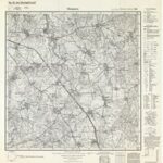 Meßtischblatt Nr.1690 Glommen - 1:25.000 (1938)