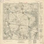 Meßtischblatt Nr.1865 Alt Zowen - 1:25.000 (1936)