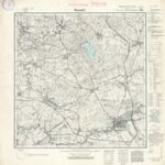 Meßtischblatt Nr.1886 Wormditt - 1:25.000 (1936)