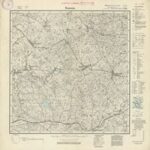 Meßtischblatt Nr.1888 Raunau - 1:25.000 (1932)