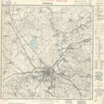 Meßtischblatt Nr.1889 Heilsberg - 1:25.000 (1932)