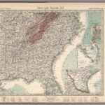 Vereinigte Staaten von Amerika in 6 Blättern, Bl. 1 - Stielers Weltatlas von 1891