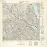 Meßtischblatt Nr.2098 Widminnen - 1:25.000 (1932)