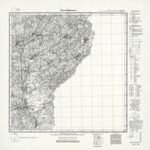 Meßtischblatt Nr.21102 Borschimmen - 1:25.000 (1938)