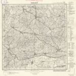 Meßtischblatt Nr.2187 Jonkendorf - 1:25.000 (1929)