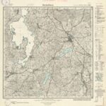 Meßtischblatt Nr.2191 Bischofsburg - 1:25.000 (1935)