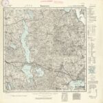 Meßtischblatt Nr.2194 Kossewen - 1:25.000 (1928)