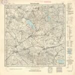 Meßtischblatt Nr.2287 Dietrichswalde - 1:25.000 (1934)