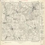 Meßtischblatt Nr.2457 Daber - 1:25.000 (1929)