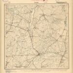 Meßtischblatt Nr.2480 Lessen - 1:25.000 (1910)