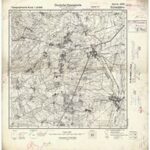 Meßtischblatt Nr.2499 Schwiddern - 1:25.000 (1944)