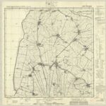Topographische Karte 1:25.000 (2508) Pewsum [1953, Meßtischblatt]