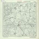 Meßtischblatt Nr.2575 Heinrichsdorf - 1:25.000 (1913)