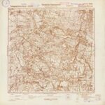 Meßtischblatt Nr.2883 Gorzberg - 1:25.000 (1944)