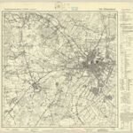 Topographische Karte 1:25.000 (2917) Delmenhorst  [ca. 1950, Meßtischblatt]