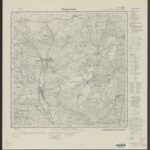 Topographische Karte 1:25.000 (2948) Ringenwalde  [ca. 1945, Meßtischblatt]