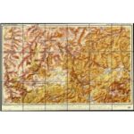 Karte der Vogesen (2 & 3) Bitsch und Stuerzelbronn 1:50.000 (April 1909)