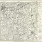 Topographische Karte 1:25.000 (3025) Soltau  [ca. 1936, Meßtischblatt]