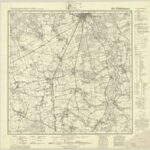 Topographische Karte 1:25.000 (3116) Wildeshausen  [ca. 1951, Meßtischblatt]