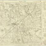 Topographische Karte 1:25.000 (3118) Bassum  [ca. 1936, Meßtischblatt]