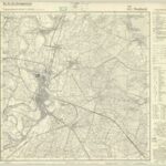 Topographische Karte 1:25.000 (3321) Nienburg an der Weser [ca. 1936, Meßtischblatt]