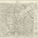 Topographische Karte 1:25.000 (3414) Holdorf  [ca. 1946, Meßtischblatt]
