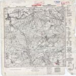 Meßtischblatt Nr.3456 Kriescht - 1:25.000 (1923) Geheim