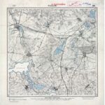 Meßtischblatt Nr.3460 Prittisch - 1:25.000 (1919)