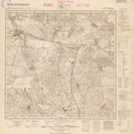 Meßtischblatt Nr.3460 Prittisch - 1:25.000 (1940)