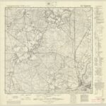 Topographische Karte 1:25.000 (3513) Bramsche  [1950, Meßtischblatt]