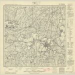 Topographische Karte 1:25.000 (3517) Rahden  [ca. 1951, Meßtischblatt]